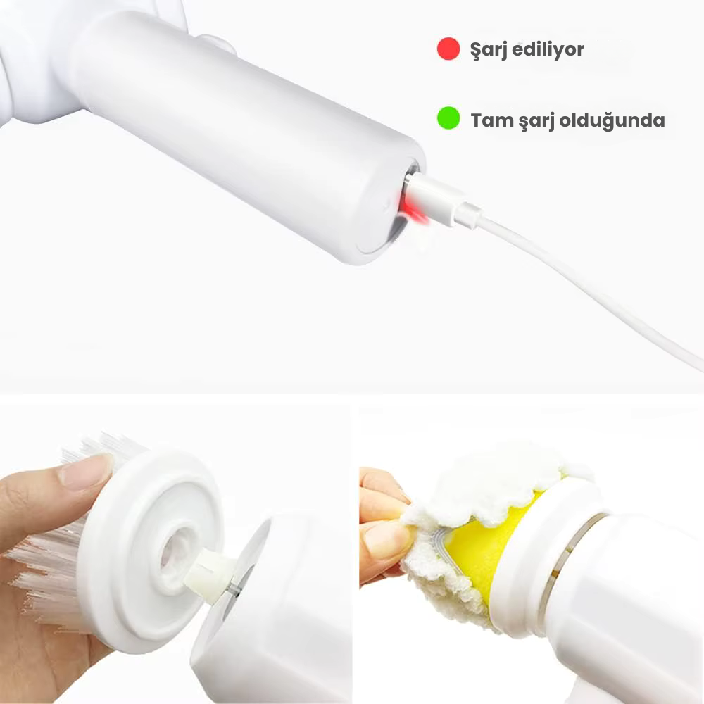 Pro Şarjlı Temizlik Başlığı